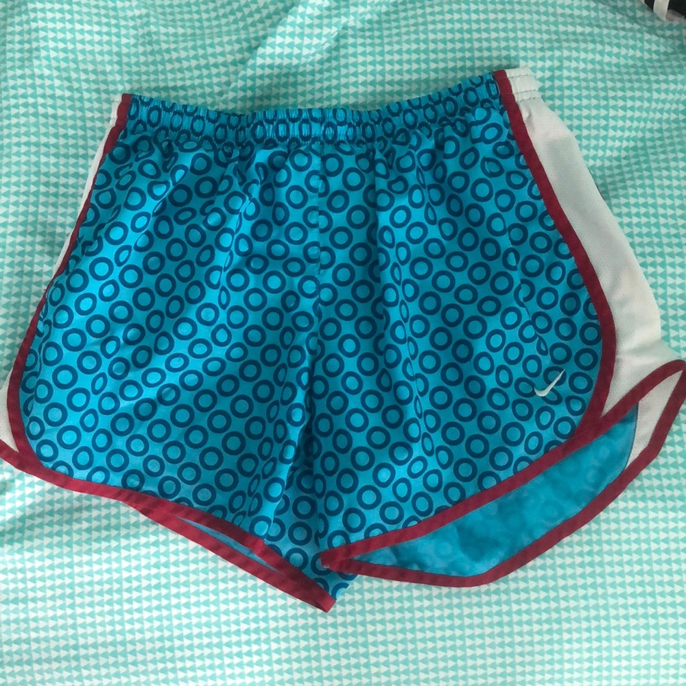 Nike polka dot patriotic athletic shorts